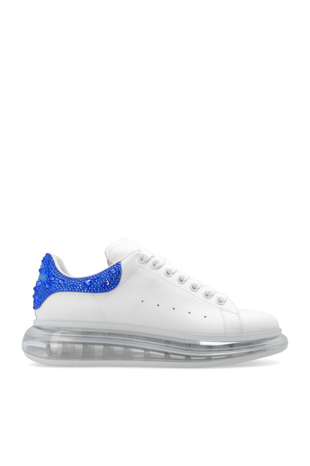 【ALEXANDER MCQUEEN】レザーミュール半透明ヒール◆関税送料込 White 'Larry' sneakers Alexander McQueen - Alexander McQueen